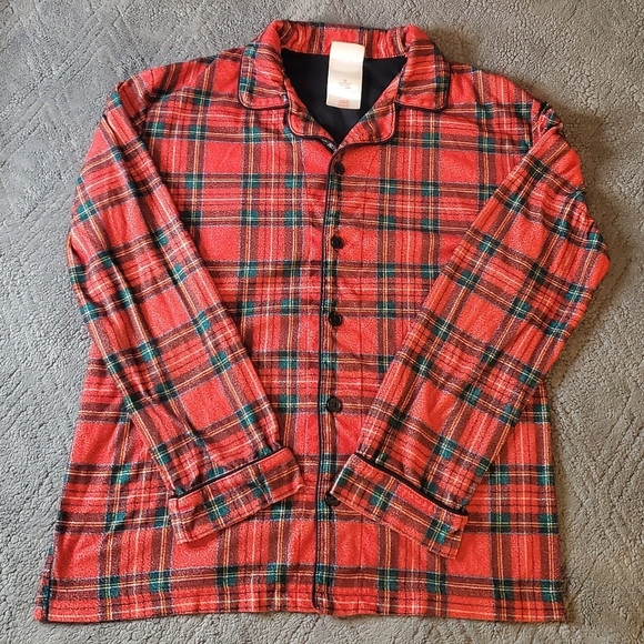 Wondershop Kid's Red Plaid Flannel Pajama Set - Picture 2 of 6